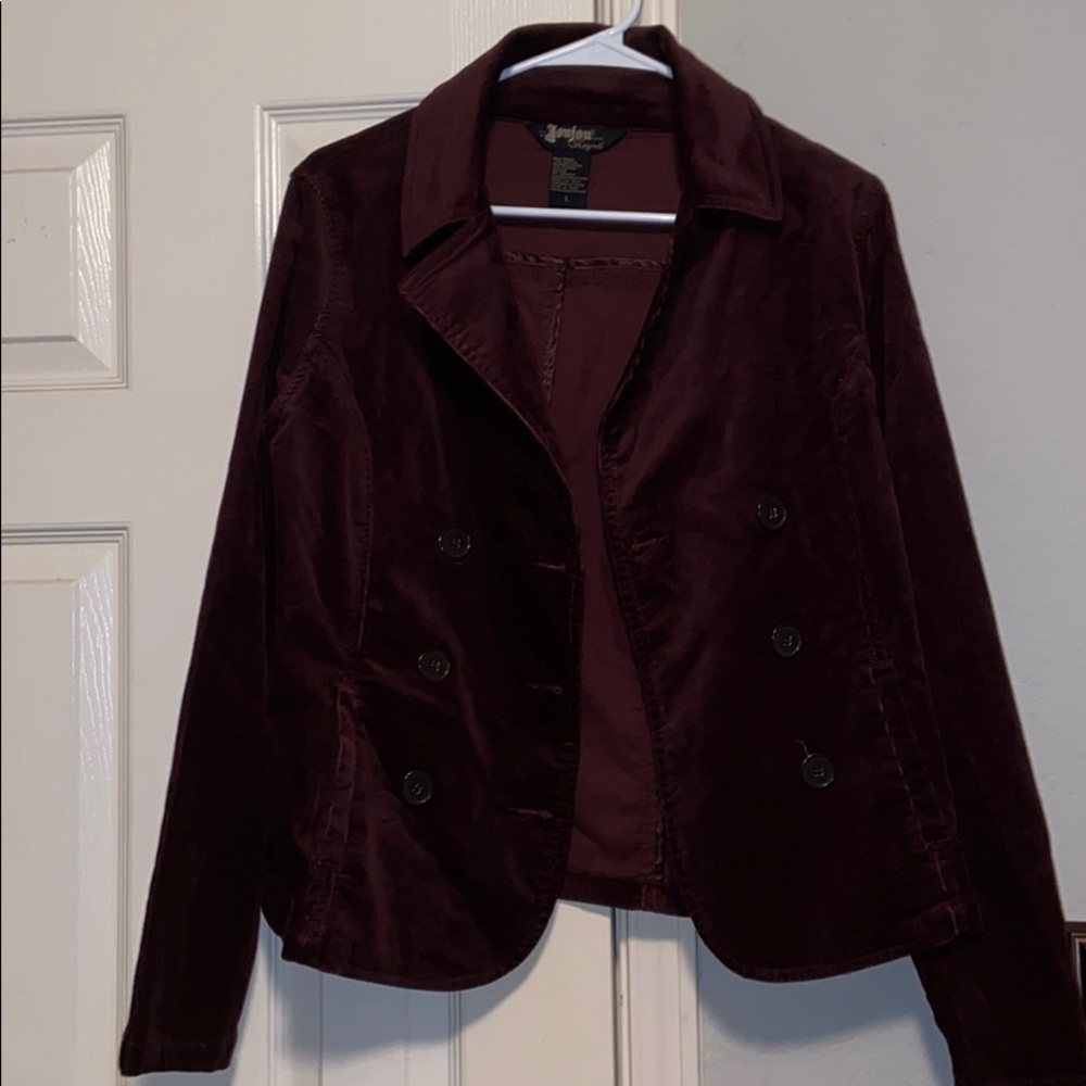 Jou Jou Brown Corduroy Blazer